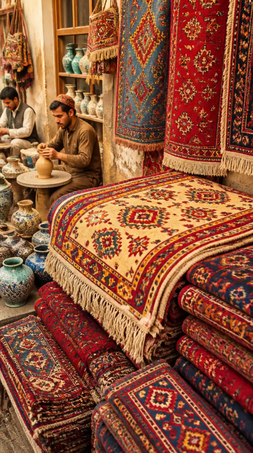 Afghan Markets: Carpets and Crafts