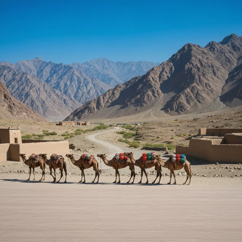 Trade Routes Shaping Afghan Culture